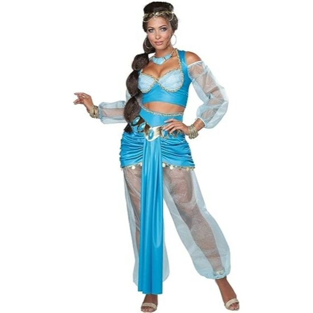 NEW California Costumes Women Arabian Princess SZ Small Role Play Halloween